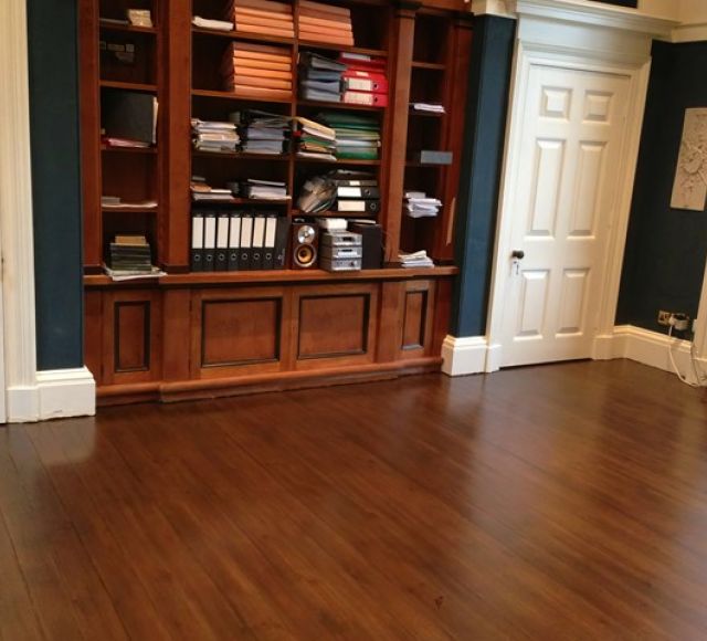 Wooden Floor Staining And Gap Filling in Harrogate